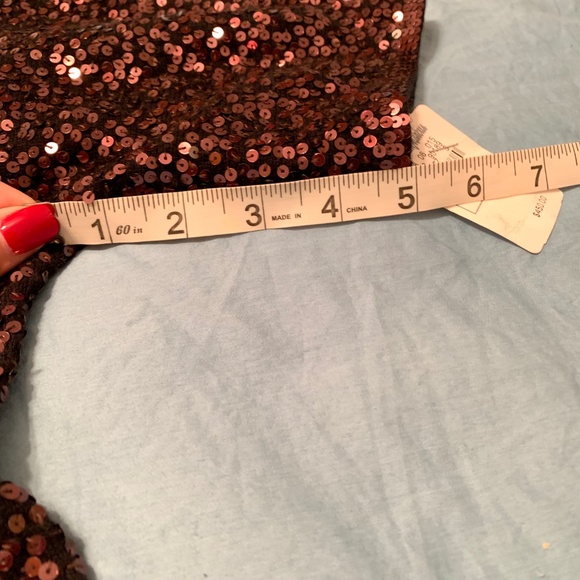 Neiman Marcus 100% Cashmere All Over Sequin Shrug - Picture 8 of 8